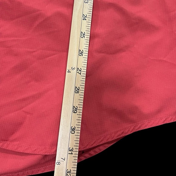 Duluth Trading Co XL Vented Shirt Red Short Sleeve Hiking Men's Button Down - Picture 3 of 5